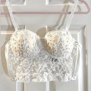 Windsor Bustier/Corset Top in white. Never worn.